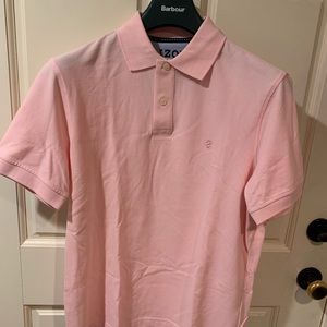 Izod Mens classic pink polo - medium